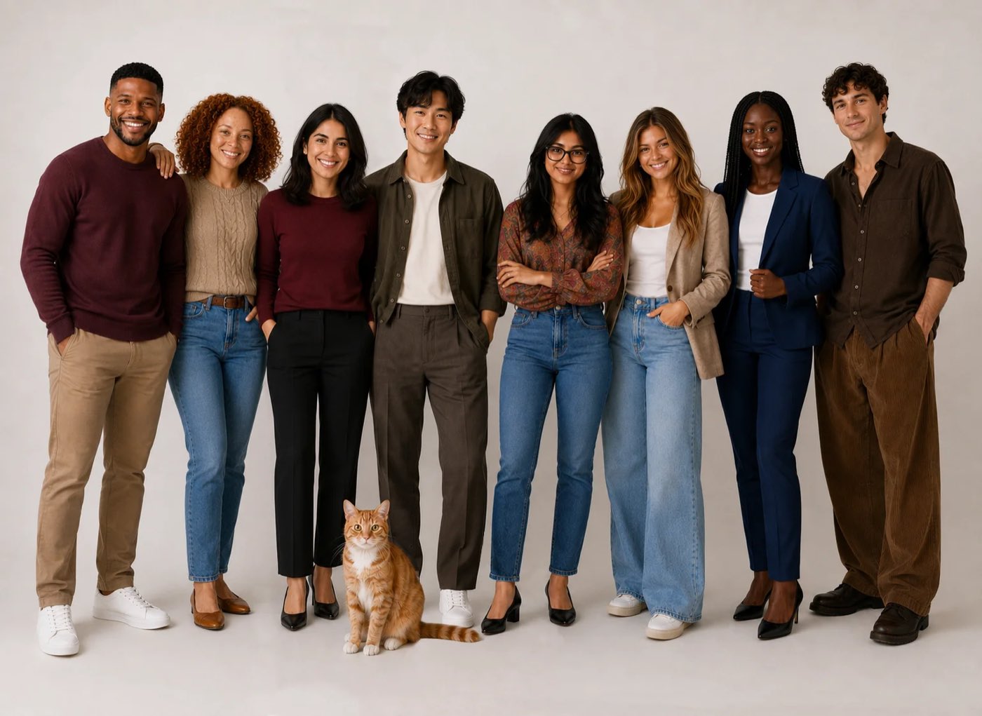 The OpenAssistant lineup of AI assistants, each with their own name, face, and personality